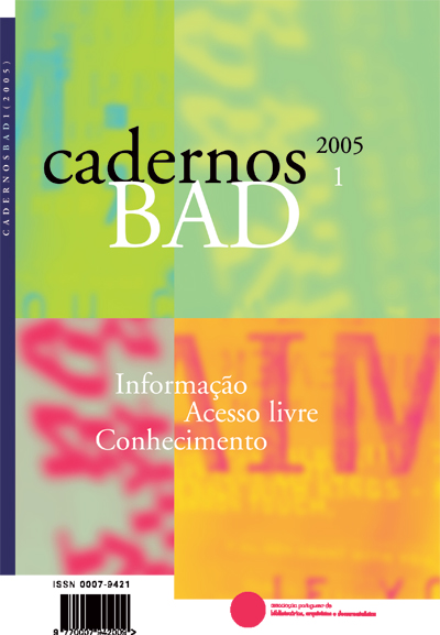 					Ver N.º 1 (2005): Informação, Acesso livre, Conhecimento
				